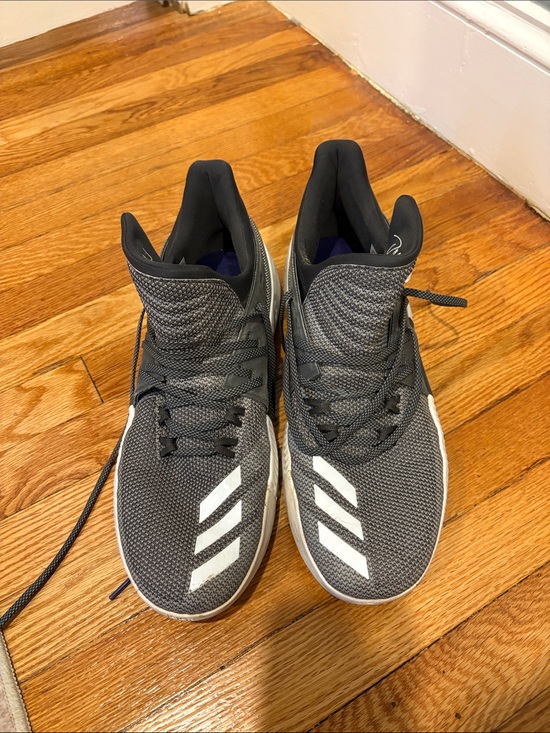 adidas Other - adidas Gray and White Men's Basketball Sneakers